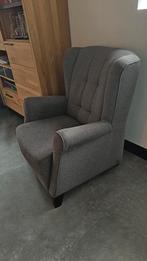 Henders & Hazel grijze oorfauteuils, Ophalen, Gebruikt, 75 tot 100 cm, 50 tot 75 cm