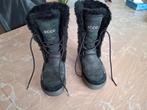 ECCO Hoge Veterschoenen met bontvoering, maat 36, Kleding | Dames, Schoenen, Zwart, Ophalen of Verzenden, Gedragen, Hoge laarzen
