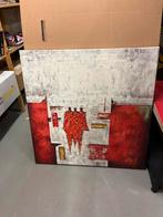 Canvas Schilderij - 1x1 meter, Ophalen, Zo goed als nieuw, Schilderij, 75 cm of meer