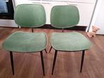 Woood eet stoelen /dining chairs 2 Jackie green ., Huis en Inrichting, Ophalen, Twee, Overige kleuren, Metaal