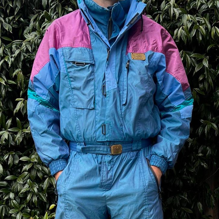 Vintage Retro Skipak (L), Kleding | Heren, Wintersportkleding, Gedragen, Pak, Maat 52/54 (L), Ophalen of Verzenden