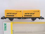 N spoor Minitrix 91009 containerwagon Sondermodell AKTIE ., Hobby en Vrije tijd, Modeltreinen | N-Spoor, Gelijkstroom, Trix, Ophalen of Verzenden