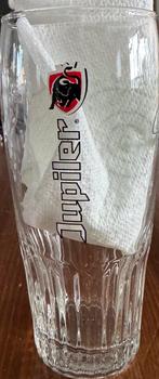 Jupiler Ajax Glas Klaas Jan Huntelaar met handtekening, Ophalen, Zo goed als nieuw, Glas of Glazen, Amstel