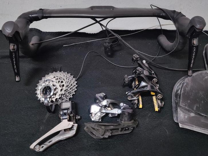 Shimano Dura Ace DI2 r9150 groepset zeer netjes, Sport en Fitness, Wielrennen, Gebruikt, Overige typen, Ophalen of Verzenden