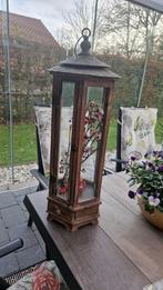 lantaarn, Huis en Inrichting, Ophalen, Bruin, Zo goed als nieuw, 75 cm of meer