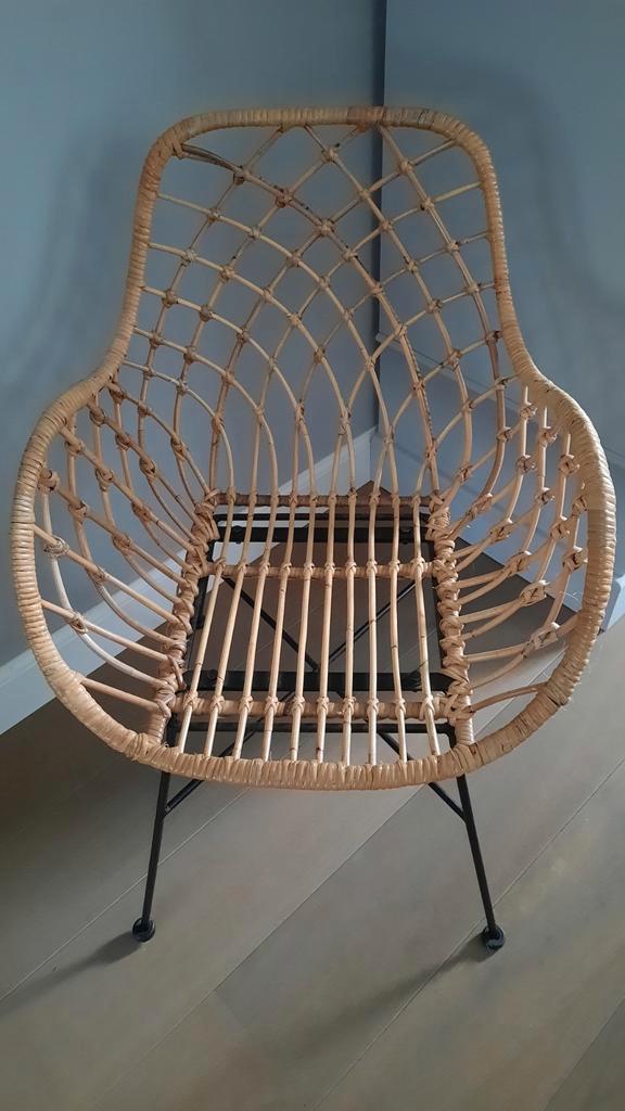 Vintage Rotan Stoeltje, Huis en Inrichting, Stoelen, Ophalen