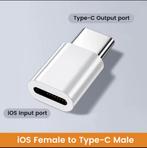 USB-C naar iOS Adapter, Ophalen of Verzenden, Nieuw, Snoer of kabel, Apple iPhone