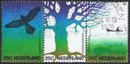 Ned. serie als paartje gestempeld uit 1974 nr. 1043t/m1045, Postzegels en Munten, Postzegels | Nederland, Na 1940, Verzenden, Gestempeld