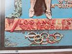 Poster affiche Olympische spelen Los Angeles 1932, Verzenden, Zo goed als nieuw, Rechthoekig Staand, Sport