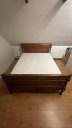 Een uniek handgemaakt bed, Huis en Inrichting, Ophalen, Bruin, Tweepersoons, Zo goed als nieuw