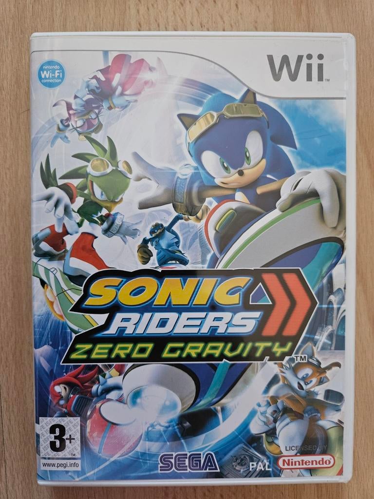 Wii spel sonic riders zero cravity, Spelcomputers en Games, 1 speler, Racen en Vliegen, Ophalen of Verzenden, Zo goed als nieuw