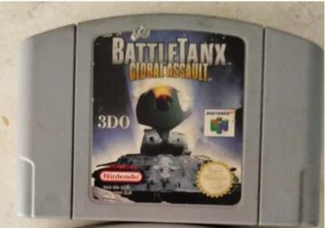 1 Stuk : N64 Game, Battletanx Global Assault - €80.- beschikbaar voor biedingen