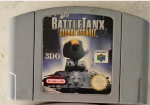 1 Stuk : N64 Game, Battletanx Global Assault - €80.-, Spelcomputers en Games, Games | Nintendo 64, Gebruikt, 1 speler, Ophalen of Verzenden