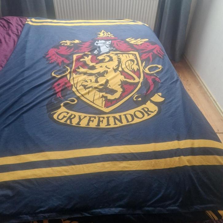 Harry Potter Gryffindor Dekbedovertrek, Huis en Inrichting, Slaapkamer | Beddengoed, Zo goed als nieuw, Dekbedovertrek, Eenpersoons