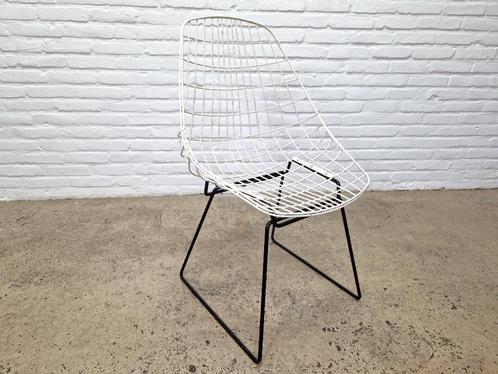 Vintage Pastoe SM 05 Stoel Cees Braakman, Huis en Inrichting, Stoelen, Gebruikt, Eén, Metaal, Wit, Ophalen
