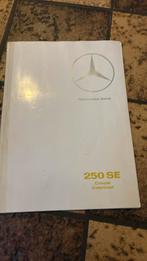 Mercedes 250SE brochure folder, Ophalen of Verzenden, Zo goed als nieuw, Mercedes