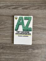tuinboek Het groene woordenboek, Verzenden, Zo goed als nieuw, Tuinieren en Tuinplanten, Frans Lammers