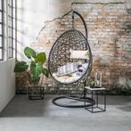 Hangstoel swing met standaard - zwart - ø104x200 cm, Ophalen, Zwart, Nieuw, Metaal