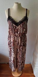 Nieuw dierenprint jumpsuit slang krokodil panter tijger, Maat 38/40 (M), Beige, Nieuw, Ophalen of Verzenden