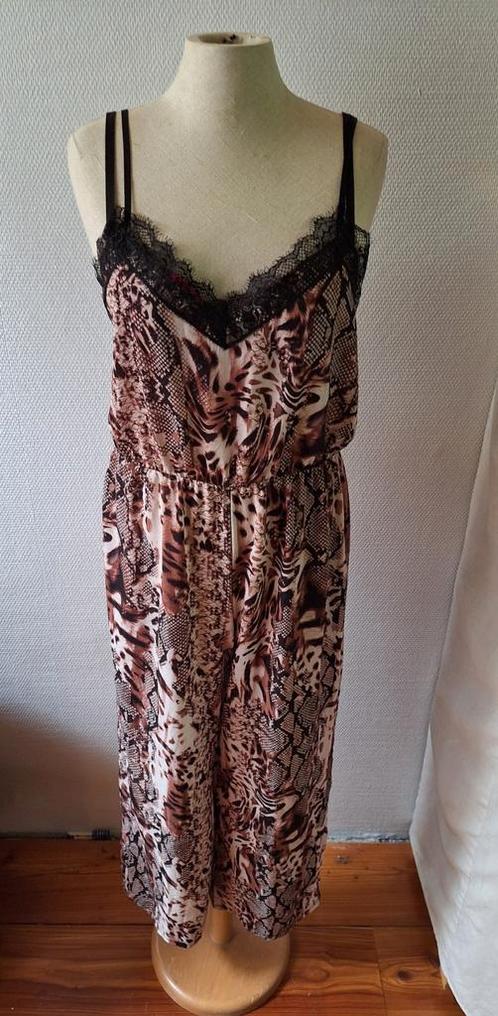 Nieuw dierenprint jumpsuit slang krokodil panter tijger, Kleding | Dames, Jumpsuits, Nieuw, Maat 38/40 (M), Beige, Ophalen of Verzenden