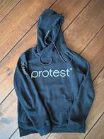PROTEST hoodie kleur zwart met witte belettering maat 158., Ophalen of Verzenden, Zo goed als nieuw, Jongen of Meisje, Trui of Vest