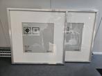 2 Ikea Ribba fotolijsten van 50x50 cm, Ophalen, Gebruikt, 50 tot 75 cm, Metaal of Aluminium