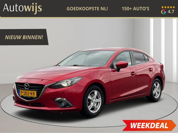 Mazda 3 2.0 TS|Navi|Trekhaak|Xenon|Stoelverwarming, Auto's, Mazda, Bedrijf, Te koop, ABS, Airbags, Airconditioning, Bluetooth