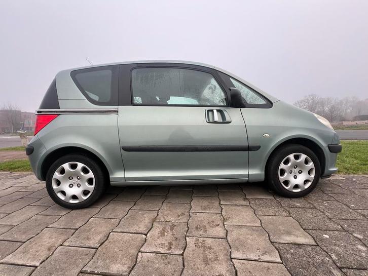 Peugeot 1007 1.4 2005 Grijs NAP Airco Apk orgineel NL auto, Auto's, Peugeot, Particulier, ABS, Adaptieve lichten, Airbags, Airconditioning