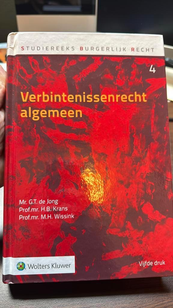 H.B. Krans - Verbintenissenrecht algemeen, Boeken, Wetenschap, Zo goed als nieuw, Sociale wetenschap, Ophalen of Verzenden