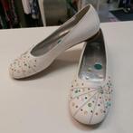 Invito wit leren ballerina schoenen + steentjes 40 nr 39314, ., Wit, Zo goed als nieuw, Invito