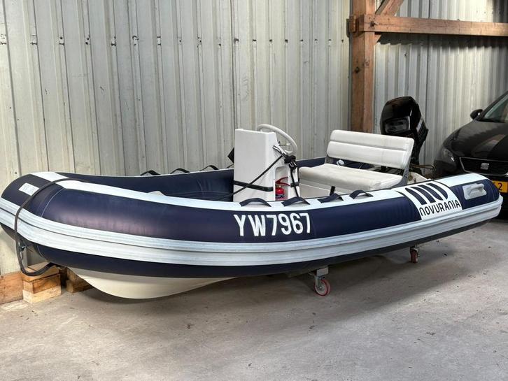 Rib novurania 360 40pk mercury 2 takt powertrim, Watersport en Boten, Rubberboten, Gebruikt, Overige merken, Overige materialen