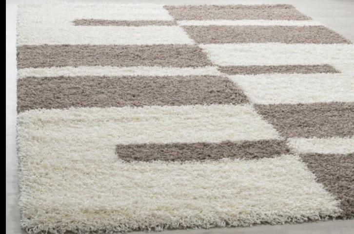 Vloerkleed carpet gala beige 80x150 halfhoog nieuw!, Huis en Inrichting, Stoffering | Tapijten en Kleden, Nieuw, 50 tot 100 cm