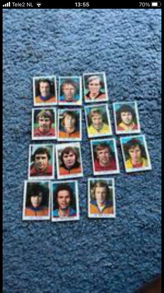 Telstar panini vanderhout 1977-1978, Ophalen of Verzenden, Gebruikt, Buitenlandse clubs, Poster, Plaatje of Sticker