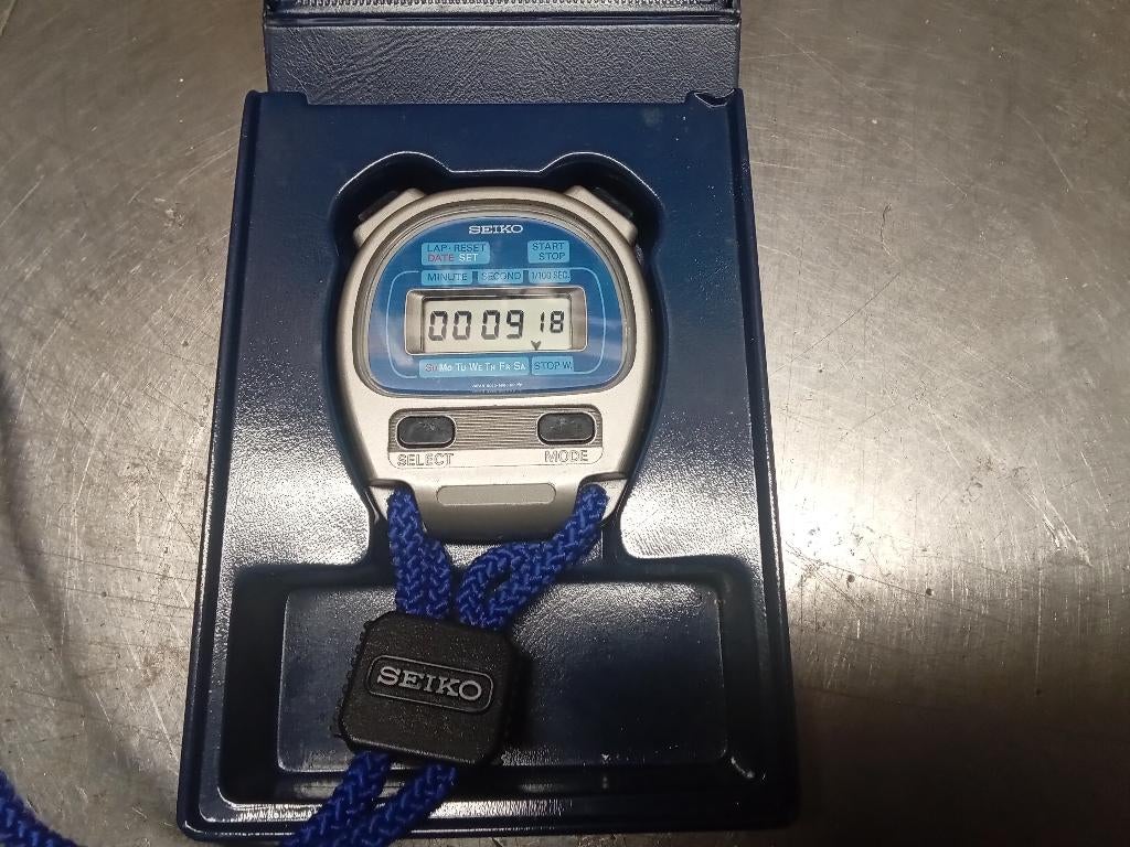 Seiko stopwatch vintage 1980, Ophalen, Overige materialen, Seiko, 1960 of later