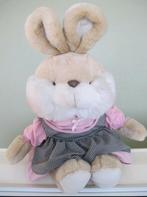 Knuffel konijn met jurkje aan -/+ 35 cm, Ophalen, Zo goed als nieuw, Konijn
