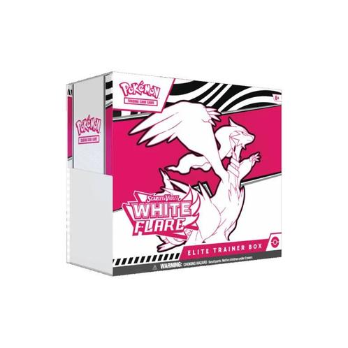 TCG Scarlet & Violet White Flare Elite Trainer Box, Hobby en Vrije tijd, Kralen en Sieraden maken, Zo goed als nieuw, Ophalen of Verzenden