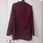 Bordeauxrood damespak - Maat M, Maat 38/40 (M), Kostuum of Pak, Ophalen of Verzenden, Rood