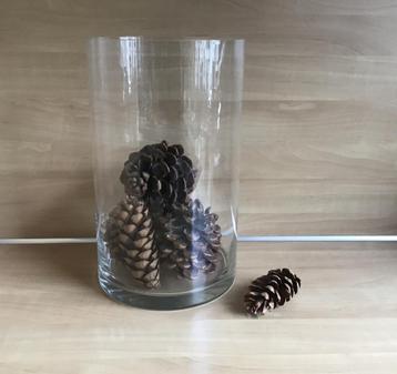 Vaas of windlicht 35 cm hoog beschikbaar voor biedingen