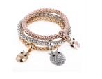 Armbanden-set Uilen Nieuw 3 kleuren, Sieraden, Tassen en Uiterlijk, Armbanden, Overige materialen, Nieuw, Ophalen of Verzenden