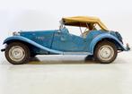 MG TD 1950 RHD Molenaar Dealer import, Clipper Blue, Auto's, Achterwielaandrijving, Beige, 4 cilinders, Cabriolet