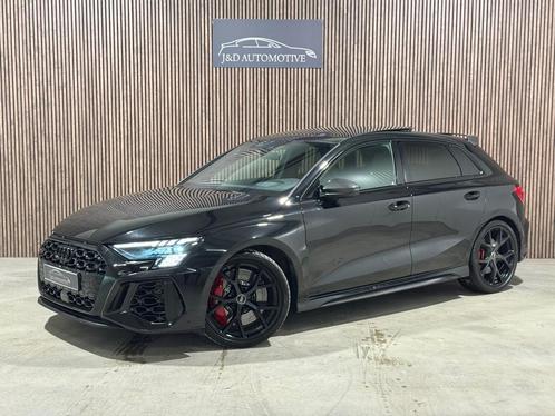 Audi A3 Sportback 2.5 TFSI RS 3 quattro 2021 LEDER CAMERA CA, Auto's, Audi, Bedrijf, Te koop, RS3, 4x4, ABS, Achteruitrijcamera