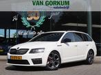Skoda Octavia Combi 2.0 TSI RS Automaat (bj 2014), Gebruikt, 4 cilinders, 1984 cc, Leder en Stof