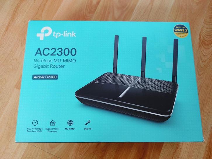 TP-Link AC2300 router /ac2300/ compleet in doos, Computers en Software, Routers en Modems, Zo goed als nieuw, Router, Ophalen of Verzenden