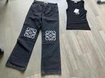 Nieuw LOEWE Angram jeans maat 31 met LOEWE hemdje, Ophalen of Verzenden, Nieuw, Zwart