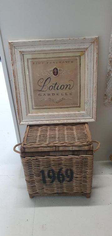 Brocante schilderij beschikbaar voor biedingen