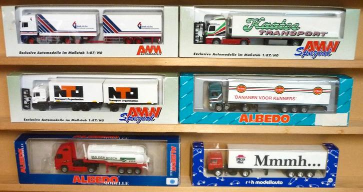 Nederelandse vrachtwagens  1/87  ( 1 ), Hobby en Vrije tijd, Modeltreinen | H0, Nieuw, Wagon, Wisselstroom, Märklin, Ophalen of Verzenden