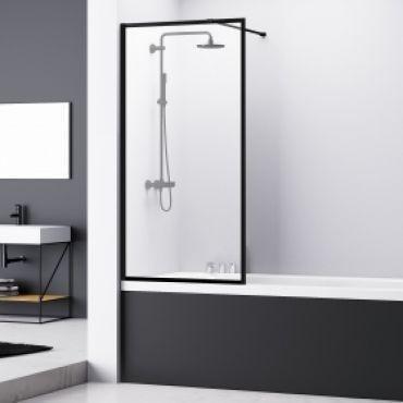 Badscherm van Rijn ST04800..80X160CM..MAT ZW..NIEUW..€.75 ,=, Huis en Inrichting, Badkamer | Badkamermeubels, Nieuw, Overige typen