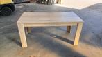Mooie stevige houten (fineer) eettafel. 160x80 cm x 78 cm., Huis en Inrichting, Tafels | Eettafels, Zo goed als nieuw, 150 tot 200 cm