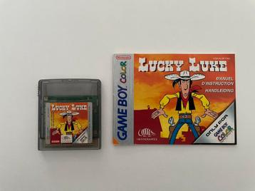 Lucky Luke Nintendo Game Boy Color gbc met handleiding FAH beschikbaar voor biedingen