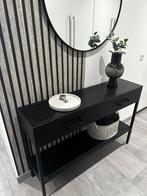 Sidetable zwart 120 cm in nette staat, Huis en Inrichting, Tafels | Sidetables, Ophalen, Gebruikt, 100 tot 150 cm, 25 tot 50 cm
